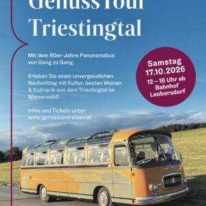 Wienerwald-Genusstour Triestingtal 17. Oktober 2026